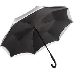 Regular umbrella FARE®-Reflex Contrary reflex silver/black